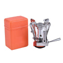 Folding Outdoor Mini Gas Camping Stove With Adjustable Stainless Steel FurnS Ew