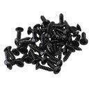 50x Guitar Bass Screws Parts for Scratchplates Pickguard, Black G1Q9