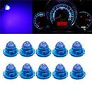 10* T4.7 T5 Blue Neo Wedge LED Bulb Dash Climate Control Instrument Light Lamps