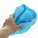 Waterproof Cute Smily Face Baby Kids Suction Silicone Bowl Tableware Food T
