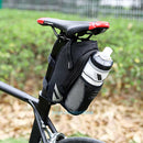 Bicycle Saddle Bag With Water Bottle Pocket Bike Rear Bags Seat Tail Bag