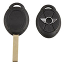 New Replacement Case Remote Key Shell Washed Blade for Mini Cooper Black Ke
