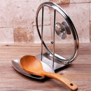 Stainless Steel Pan Pot Cover Lid Stand Spoon HolderHome Storage  Kitchen To Hn