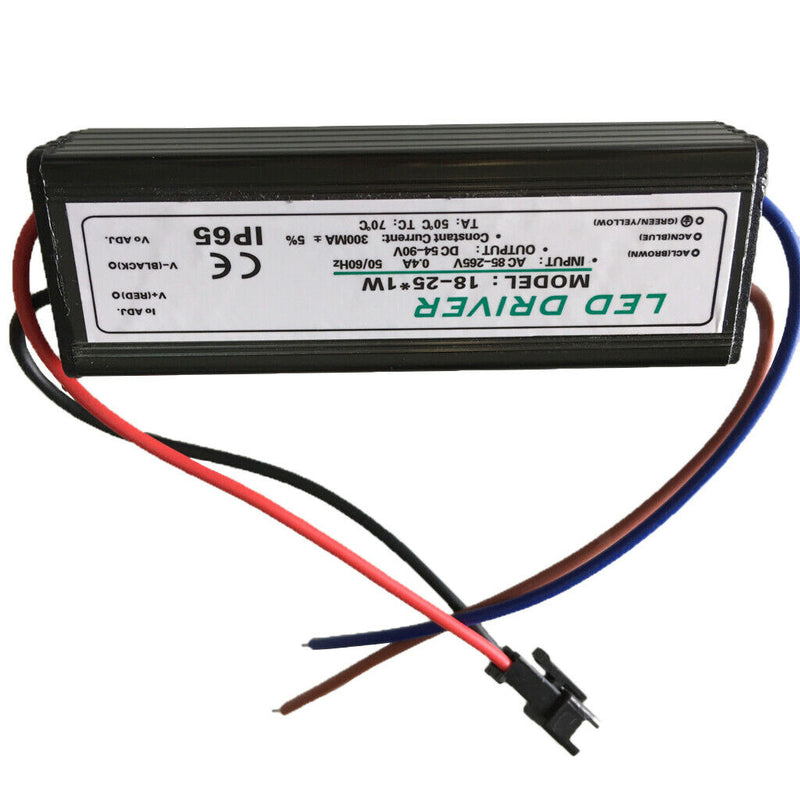 18-25W AC 85-265V Transformer Power Supply Driver LED Light Waterproof