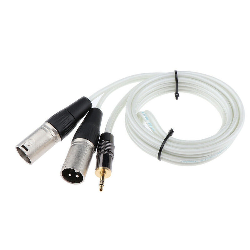 3.5mm Male Plug to Dual XLR Male Microphone Stereo Audio Converter Adapter