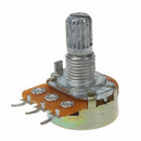 5pcs 5K ohm 6mm Split Knurled Shaft Single Linear Rotary Potentiometer