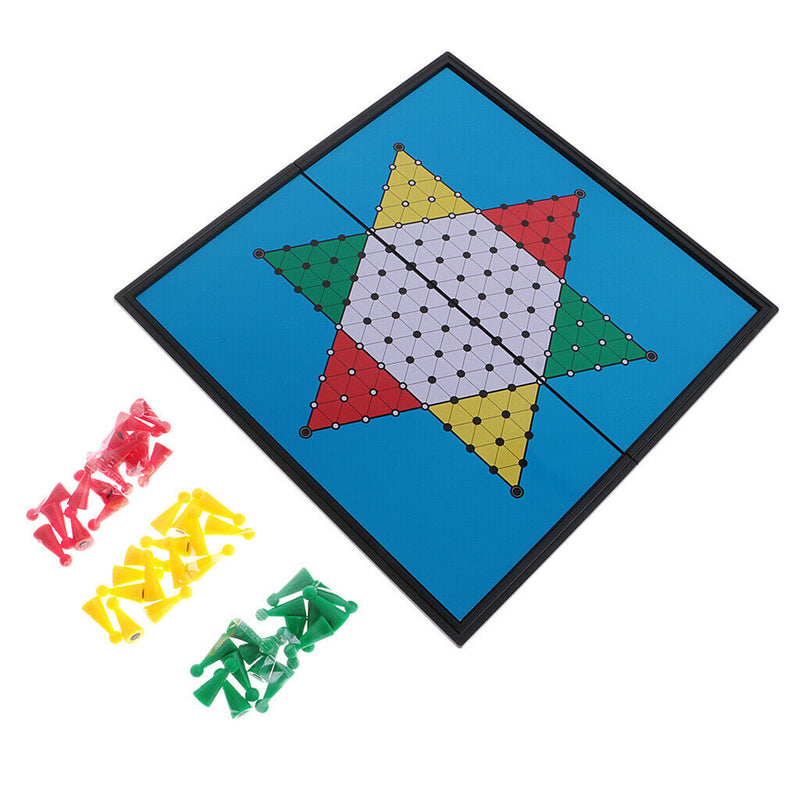 Chinese Checkers Hexagon Games Toys For Children Travel Gift
