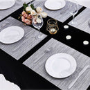 Placemats Gray Place Mats Placemats Wipeable Easy To Clean Table Placemats