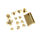 Replacements Custom Touchpad and Button Set fit for PS4 Controller - Golden