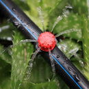 100 x Adjustable Garden Irrigation Misting Micro Flow Water Dropper Head