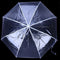 Transparent Umbrella Automatic Umbrella Rain Women Men Sun Rain Auto Umbrel F5I8