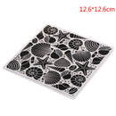 seafood Embossing folders Plastic Embossing Folder For Scrapbooking DIY card 3C