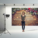 Christmas Theme Backdrop Photography Background Cloth Photographic Props Decor
