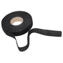 Car Adhesive Tape Flannel Fabric Tape Harness Tape 19mmx25m Black N3L6