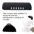 Memory Foam Half Moon Bolster Knee Neck Roll Pillow Pain Support Lumbar G7I7
