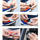 1x Adjustable Blind Spot Mirror Stick Wide Angle Car Truck Door Side View Convex