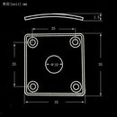 Lovoski 4 Pieces Metasl Jack Plate Cover LP Guitar Jack Plate Accessories