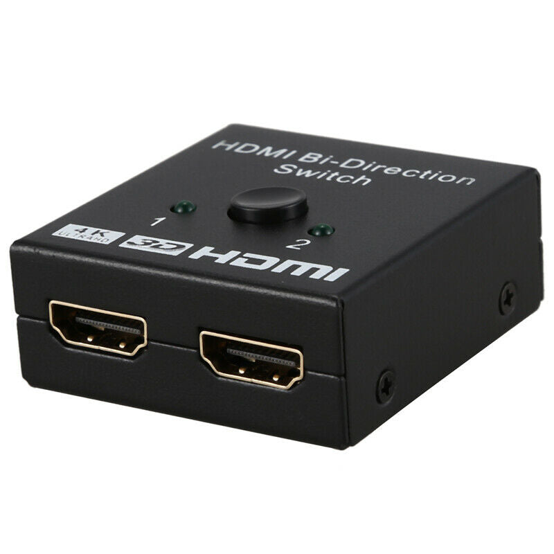 HDMI Switcher 2 Ports Bi-direction Manual Switch 2 x 1 / 1 x 2 HDMI Hub-HDC Q9Q7