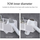 Hair Dryer Holder Wall Mounted Comb Shaver Storage Rack Cosmetic Organizer