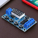 Trigger Cycle Timer Delay Switch 12 24V Circuit Board Dual MOS Tube Control