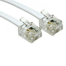 5m Long RJ11 To RJ11 Cable Lead 4 Pin ADSL DSL Router Modem Phone 6p4c - BX