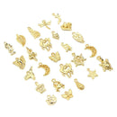 50Pcs/Set Mixed Enamel Beads Charms Pendants Craft Making DIY Jewelry Finding ï¼W