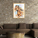 Horse 5D Round Diamond Painting Embroidery DIY Needlework Cross Stitch Set