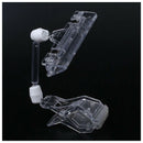 6.5" Height Transparent Plastic Double Clips Adjustable Pop Sign Card Displ
