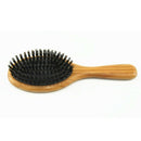 Hair Brush Boar Bristle Hair Brush with Nylon Pins Bamboo Paddle Detangler  H4B7