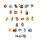 Cute 26 Letters Wall Stickers for Kids Room Baby Nursery DIY Mural Decor