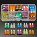 50pcs Mixed Medium Standard Car Auto Blade Fuses Assortment Kit Box 3A~40A Amp