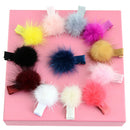 12pcs/lot Soild colorful hair clip matching hair bulb clip B Gw