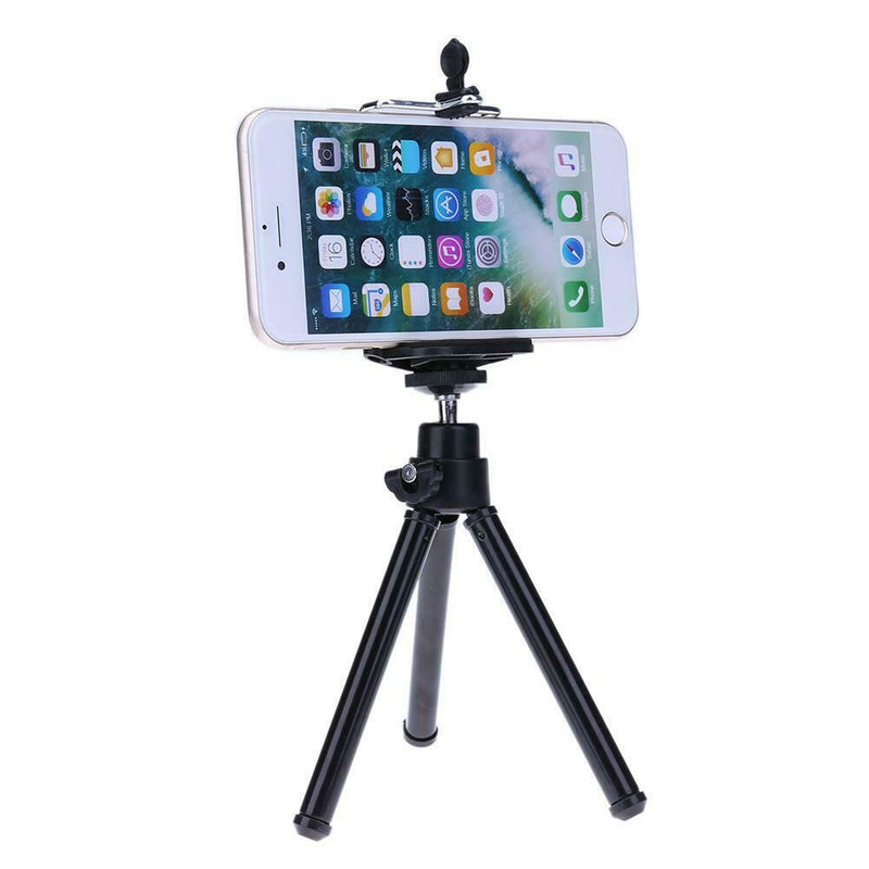 Mini Mobile Phone Stand Flexible Tripod for Smartphone Camera Video Black