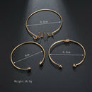 Personality English Alphabet Love Expression Black Gem 3 Piece Bracelet