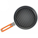 Outdoor Camping Hiking Pinic Portable Hard Aluminium Alloy 0.9L Frying Pan