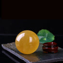 Yellow Crystal Ball Transfer Ball Lucky Yellow Crystal Ball Seven Star Arra E3X4