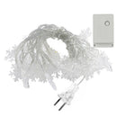 8 Modes LED String Lights Snowflake Night Light Home Xmas Fairy Lamps (A)