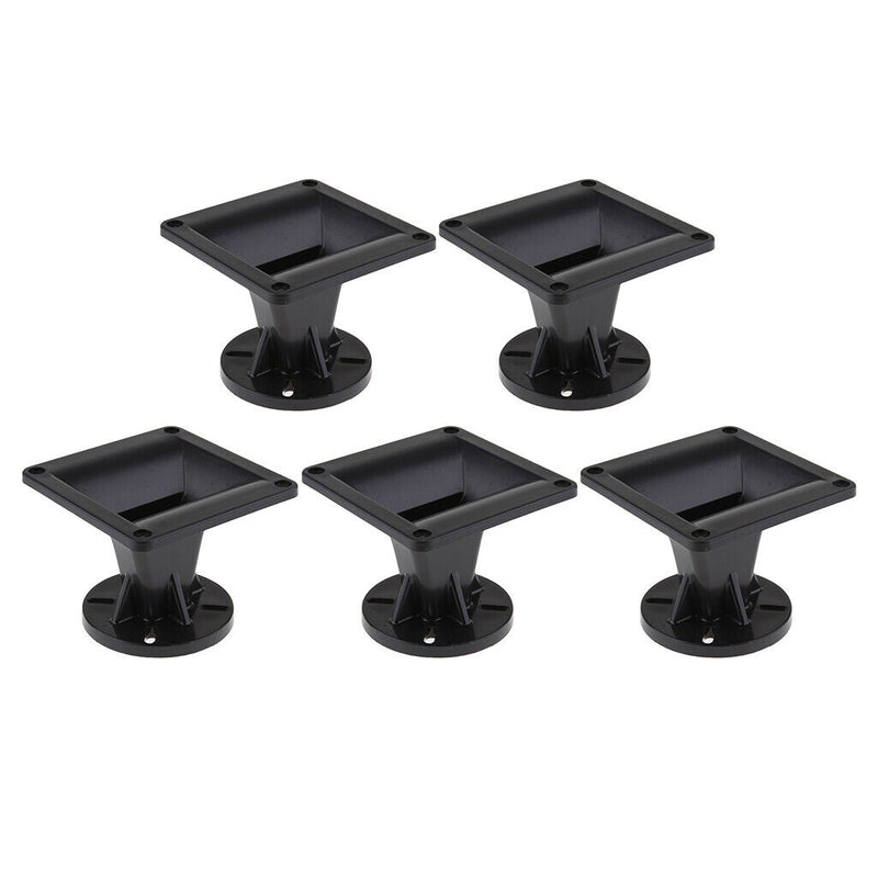 Set of 5 Home 0.98inch Throat Speaker Guide Horn Tweeter 160x160x110mm