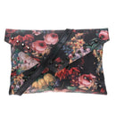 Flower Pattern Clutch Bag Oil Painting Rivets Handbag Women Envelope Bag