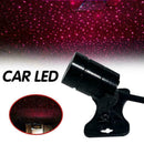 Car USB LED Atmosphere Ceiling Star Light Sky Red Galaxy Sound B9D0 Remote A0A6