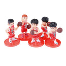 5pcs/set anime slam dunk cake topper sakuragi hanamichi basketball cake decor 3C