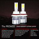 2PCS 9004 HB1 200W LED Headlight Conversion Bulbs Lamp White 6000K Bulbs beam