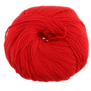 Cotton Knitting Wool Yarn DIY Shawl Scarf Crochet Thread Supplies Red 50g