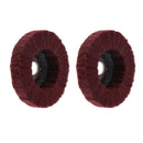 2 x Polishing Grinding Abrasive Wheel Fits for Dust Rust Remove Without Grit