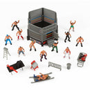 Liberty Imports Wrestling Ring Playset with Figures & Accessories Kids Gifts