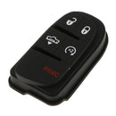 5 Button Smart Key Fob Remote Cover Case Suitable for Chrysler, Dodge, Jeep