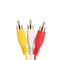1.5M Audio Cable Black Male to Male HDMI To 3 RCA AV Video Audio Adapter Cable Z