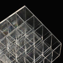 24 Trapezoid Clear Makeup Display Lipstick Case Cosmetic Organizer Holder A