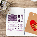 Christmas Transparent Seal Stamp for DIY Scrapbooking Paper Stencils (Seal)