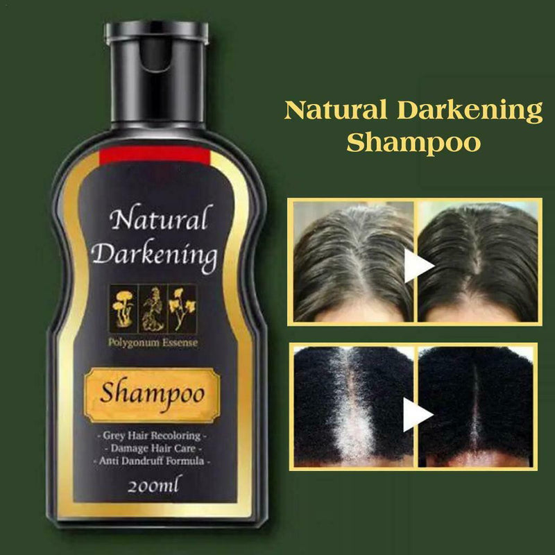 Refreshing Antidandruff Shampoo Shiny Thick Shampoo Black Hair Care Shampoo
